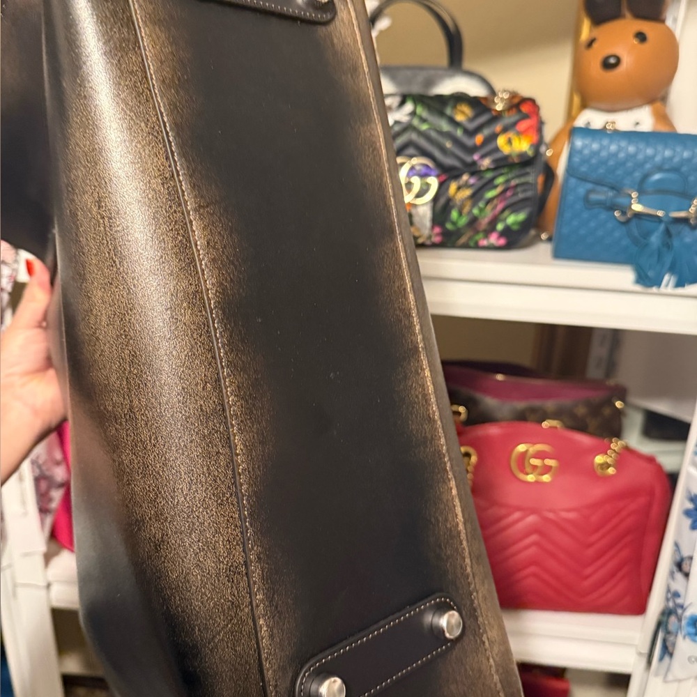 Coach Relay Brown Leather Tote Bag - Picture 8 of 8